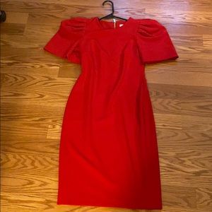 Red Calvin Klein Size 2 dress